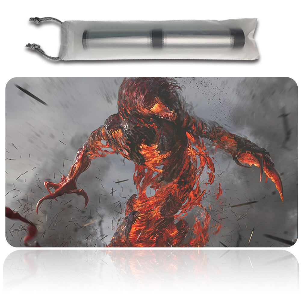 Fury - Magic The Gathering MTG Playmat TCG CCG MTG Playmat Stitched Edge