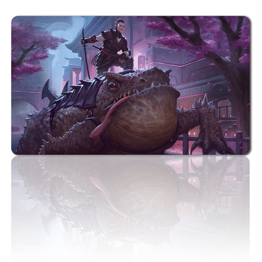TATSUNARI, TOAD RIDER Magic The Gathering MTG Playmat TCG CCG MTG Playmat Stitched Edge