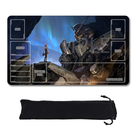 GCG Playmat Suitable for Gundam, includes Storage Bag, 24 x 14 inches (1166536)