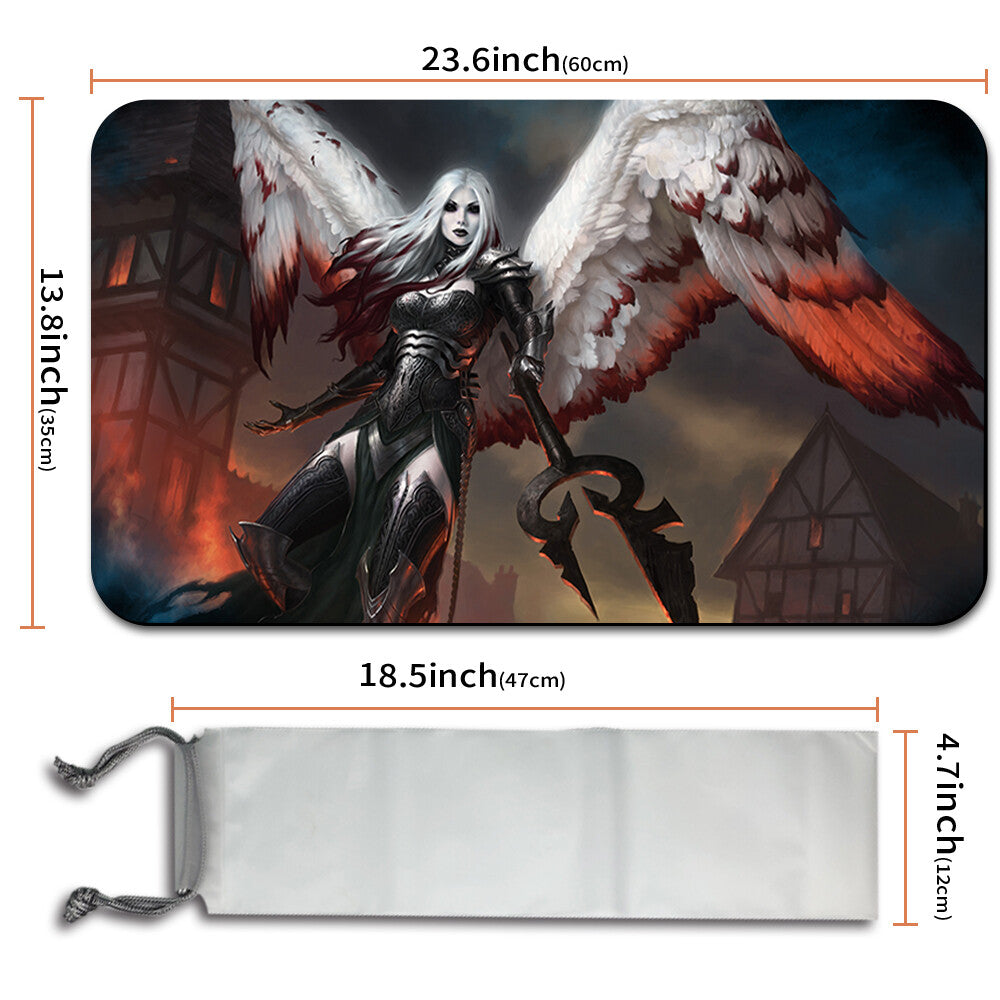 Avacyn the Purifier - Magic The Gathering MTG Playmat TCG CCG MTG Playmat Stitched Edge