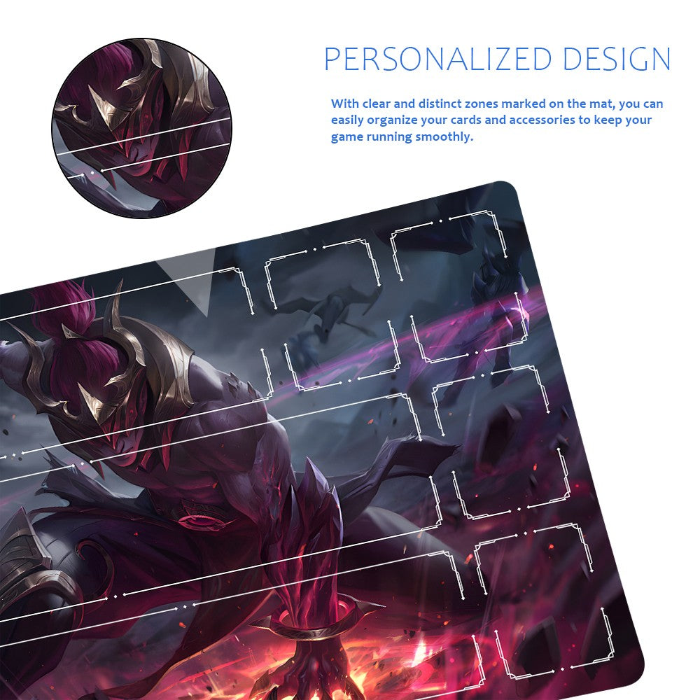 Yasuo - League Of Legends Riftbound Playmat 24x14 in + Free Storage Bag