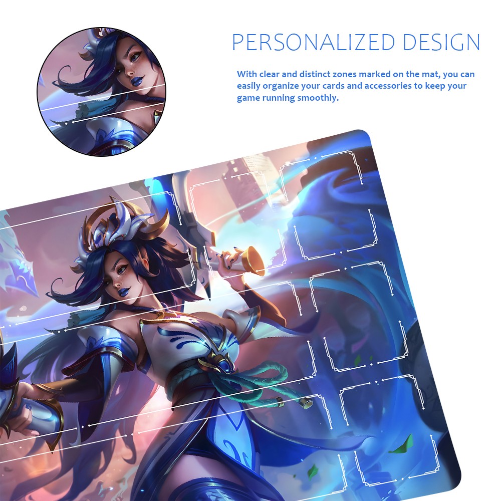 Miss Fortune - League Of Legends Riftbound Playmat 24x14 in + Free Storage Bag