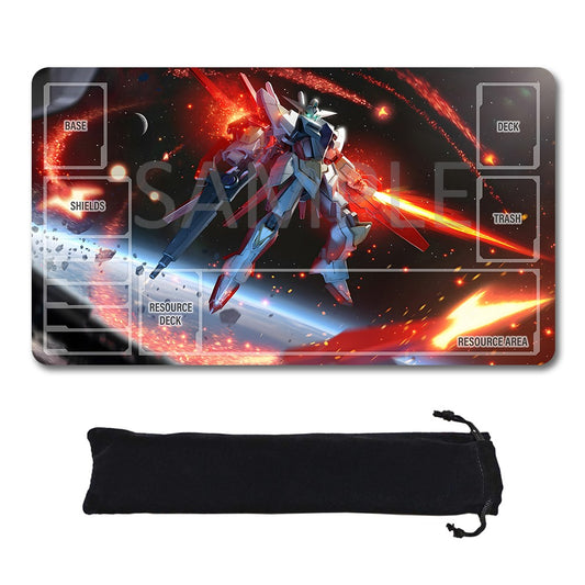 GCG Playmat Suitable for Gundam, includes Storage Bag, 24 x 14 inches (GD510148)