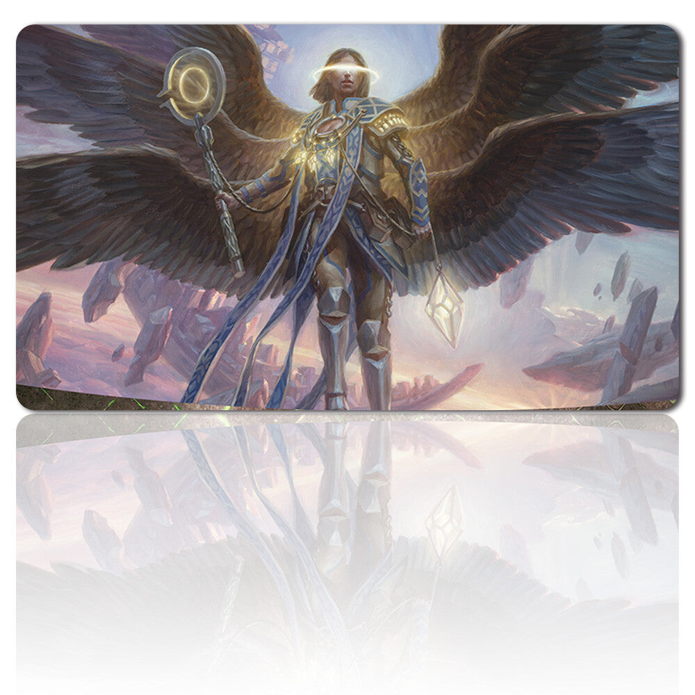 ANGEL OF DESTINY - Board Game MTG Playmat Games Mousepad Play Mat of TCG Stitched Edge