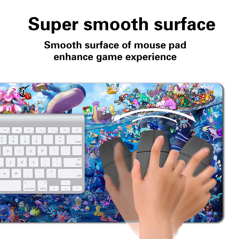 998181 - Board Game Pokemon Playmat Stitched Edge Games Mousepad Play Mat of TCG