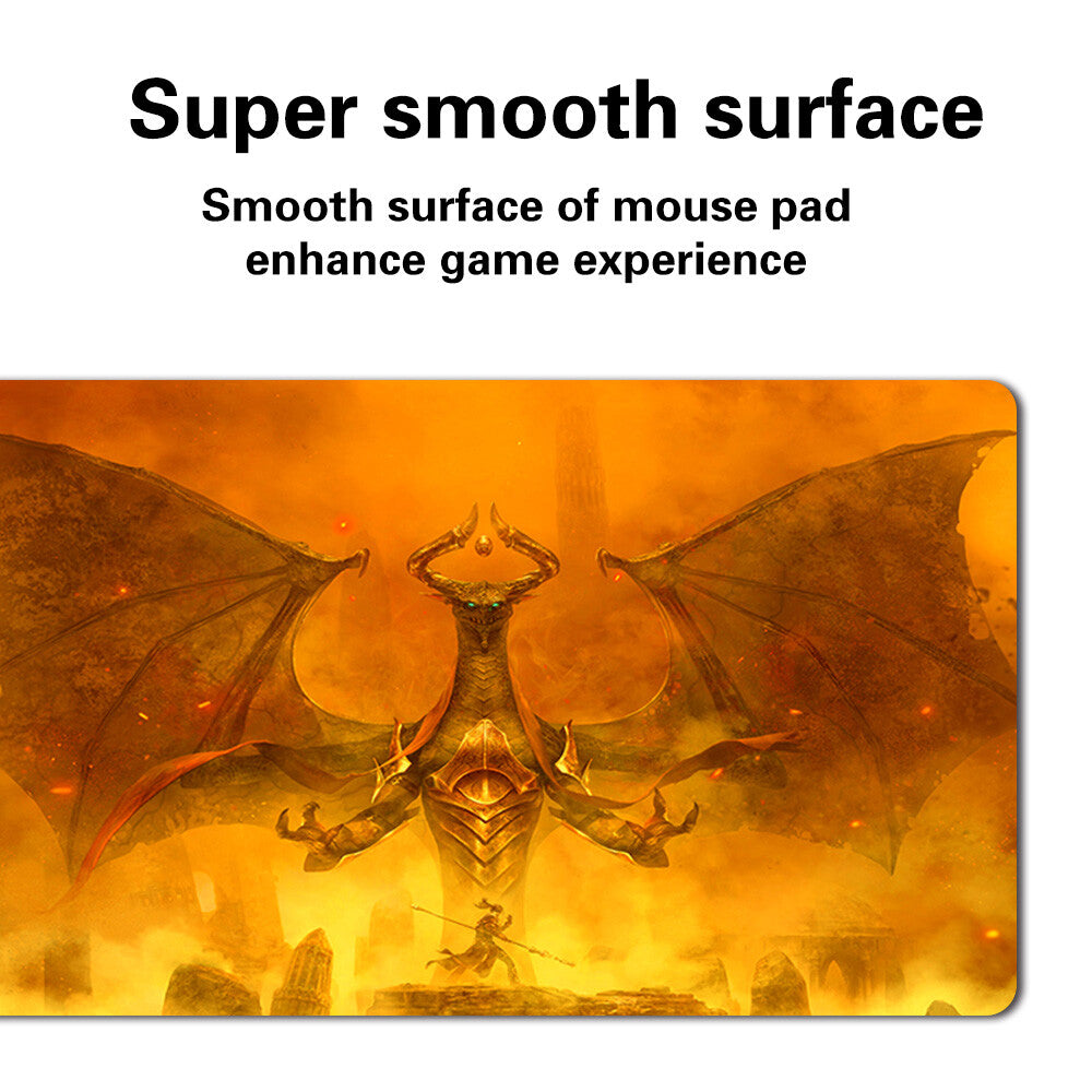 Nicol Bolas - Board Game MTG Playmat Games Mousepad Play Mat of TCG Stitched Edge