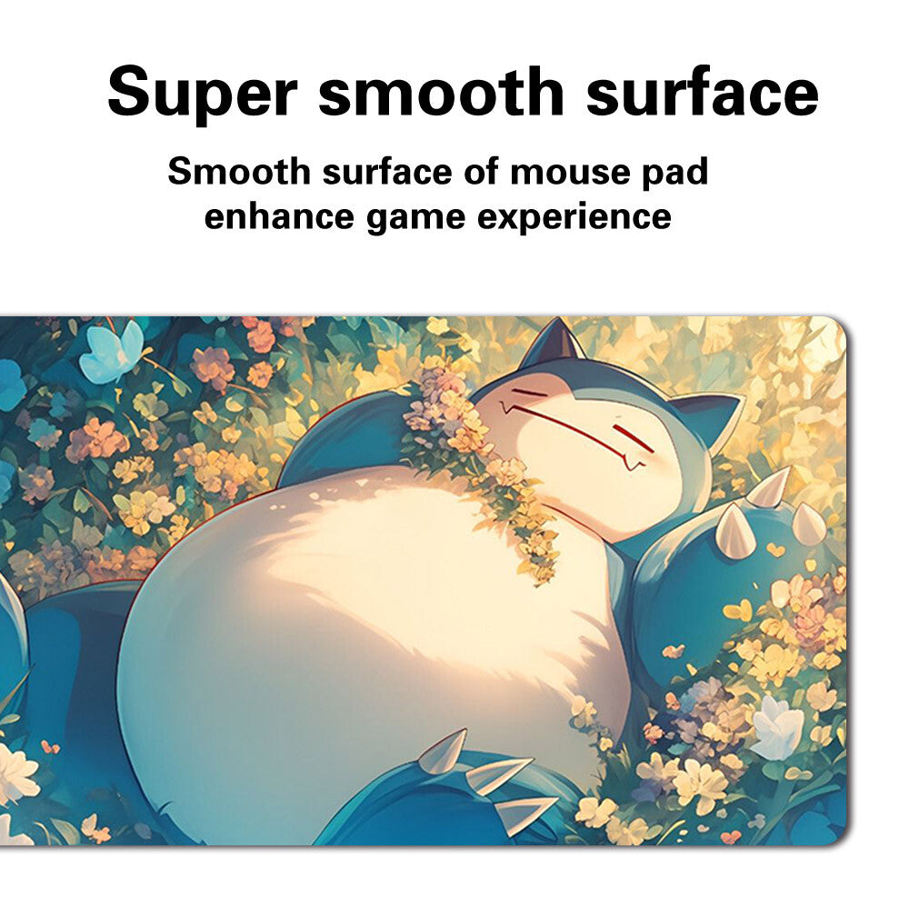 648479 - Board Game Pokemon Snorlax Playmat Stitched Edge Games Mousepad Play Mat of TCG