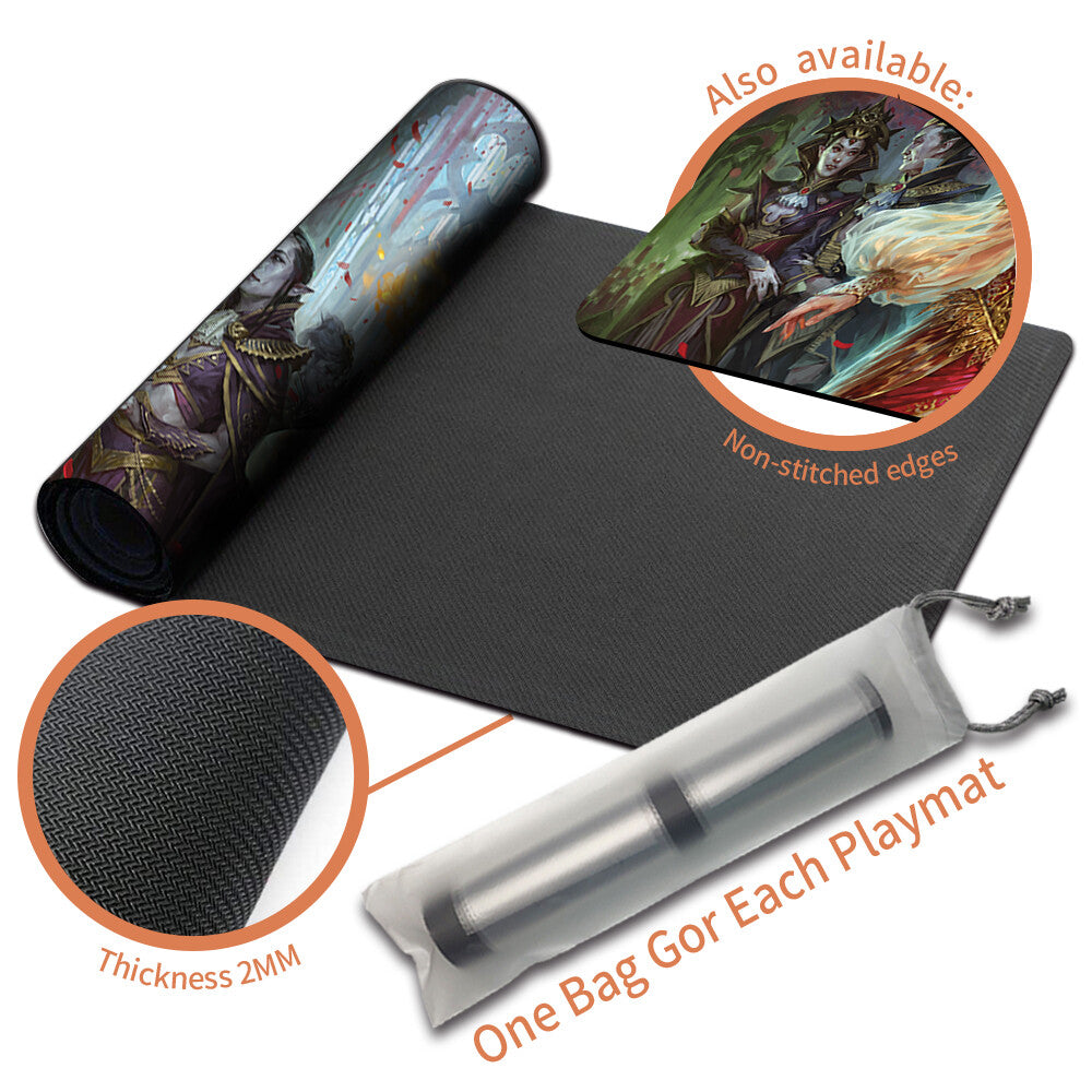 CHANDRA, DRESSED TO KILL -Board Game MTG Playmat Mousepad Playmat of MTG TCG CCG Stitched Edge