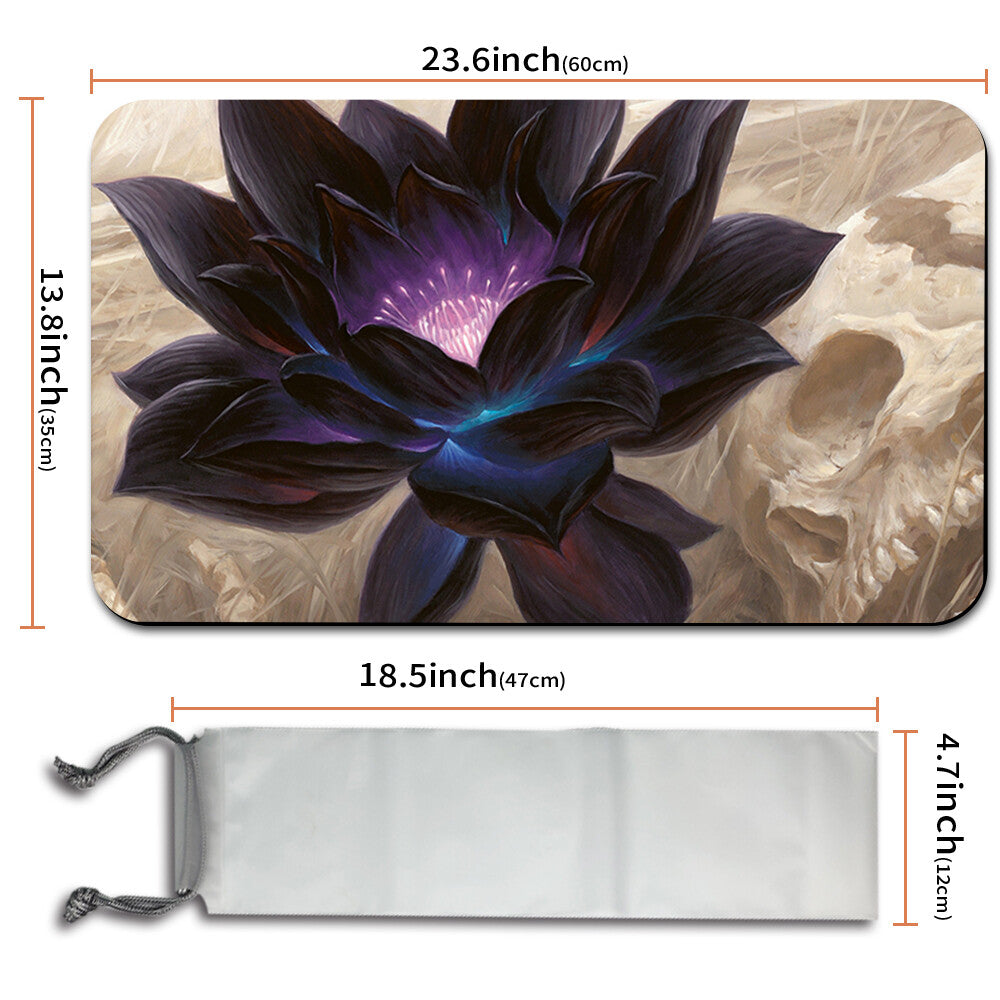 Black-Lotus - Board Game MTG Playmat Mousepad Playmat of TCG CCG Size 60X35CM Stitched Edge