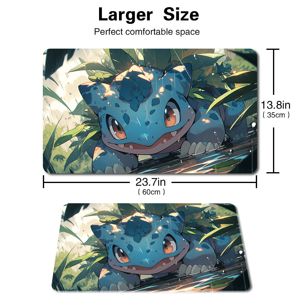 1339449 - Board Game Pokemon Bulbasaur Playmat Stitched Edge Games Mousepad Play Mat of TCG