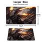 Drakuseth, Maw of Flames - Board Game MTG Playmat Mousepad Playmat of TCG CCG Stitched Edge