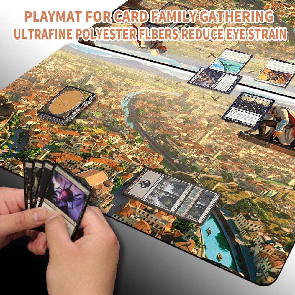 ROME VISTA - Magic The Gathering MTG Playmat TCG CCG MTG Playmat Stitched Edge