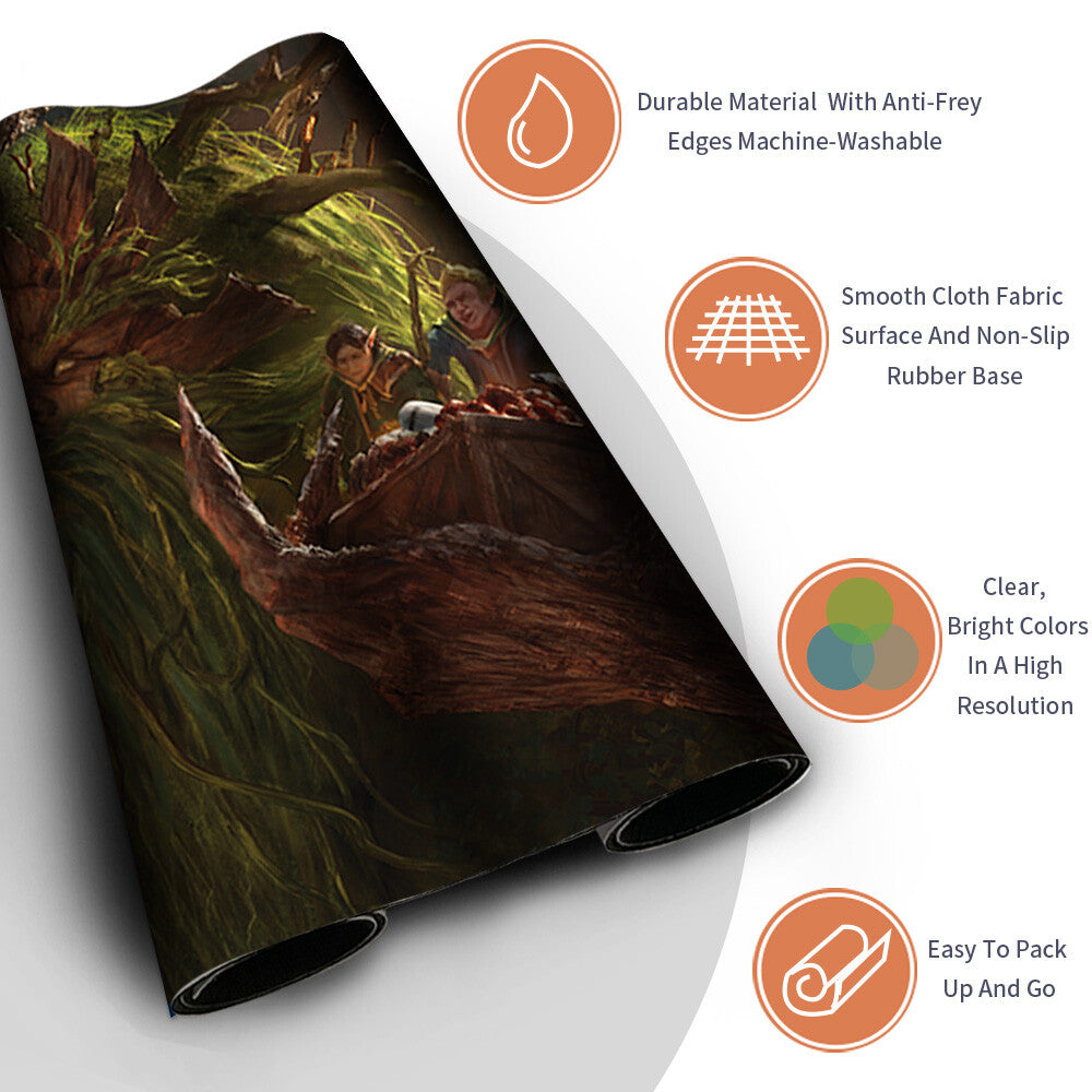 TREEBEARD, GRACIOUS HOST - Magic The Gathering MTG Playmat TCG CCG MTG Playmat Stitched Edge