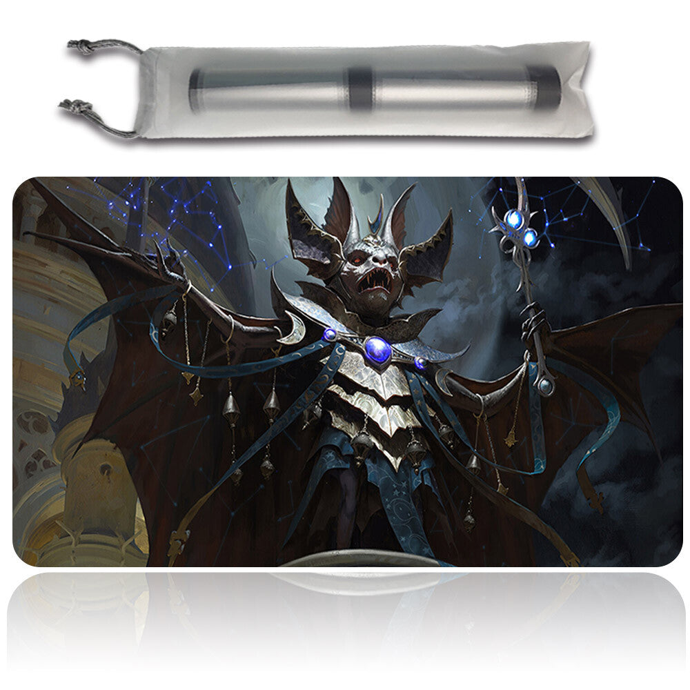 Moonstone Eulogist - Magic The Gathering MTG Playmat TCG CCG MTG Playmat Stitched Edge