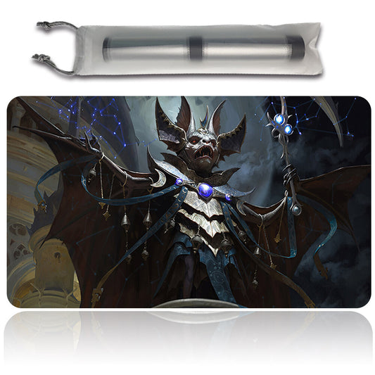 Moonstone Eulogist - Magic The Gathering MTG Playmat TCG CCG MTG Playmat Stitched Edge