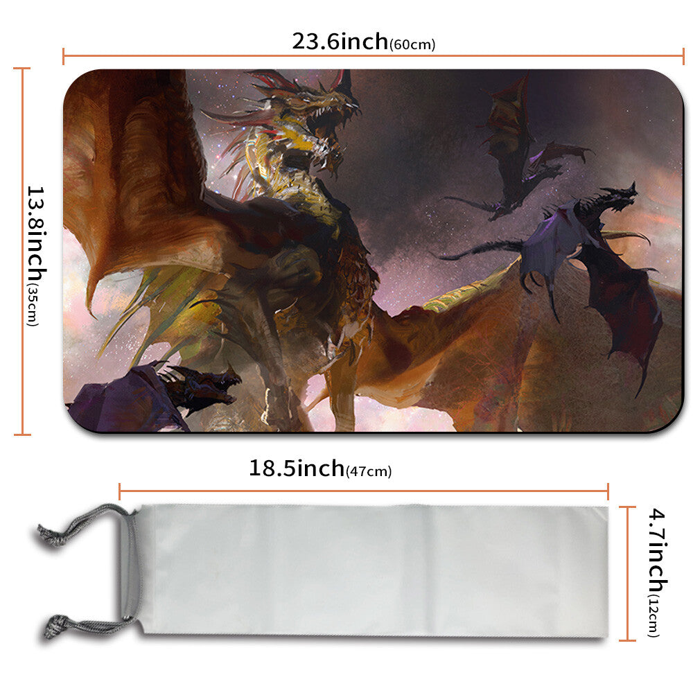 THE UR-DRAGON - Magic The Gathering MTG Playmat TCG CCG MTG Playmat Stitched Edge