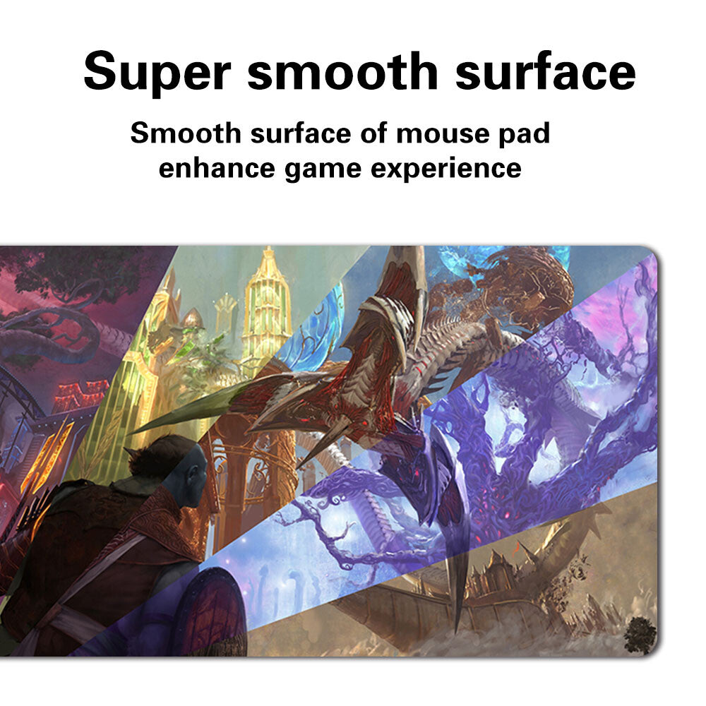 Begin the Invasion - Board Game MTG Playmat Mousepad Playmat of TCG CCG Stitched Edge