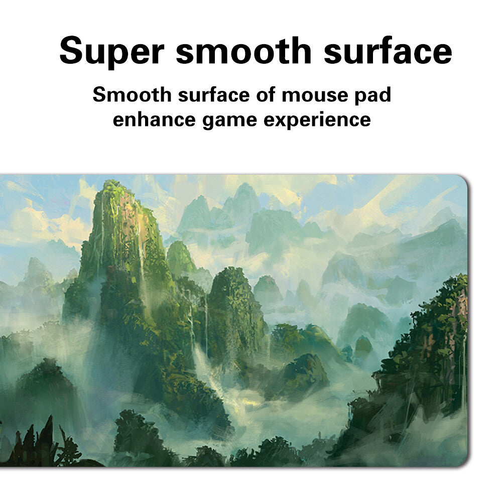 Unclaimed Territory - Board Game MTG Playmat Games Mousepad Play Mat of TCG Stitched Edge