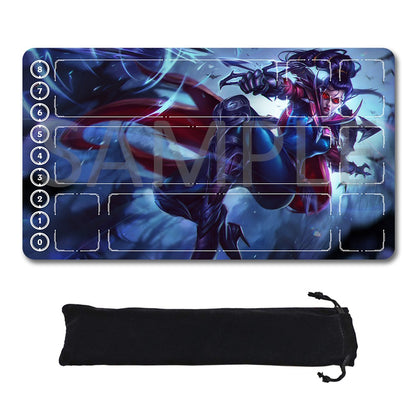 Shauna Vayne - League Of Legends Riftbound Playmat 24x14 in + Free Storage Bag