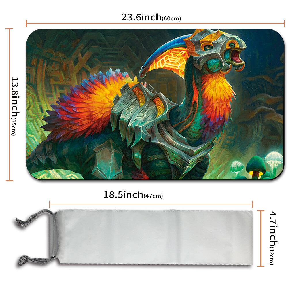 CAVERN STOMPER - Magic The Gathering MTG Playmat TCG CCG MTG Playmat Stitched Edge