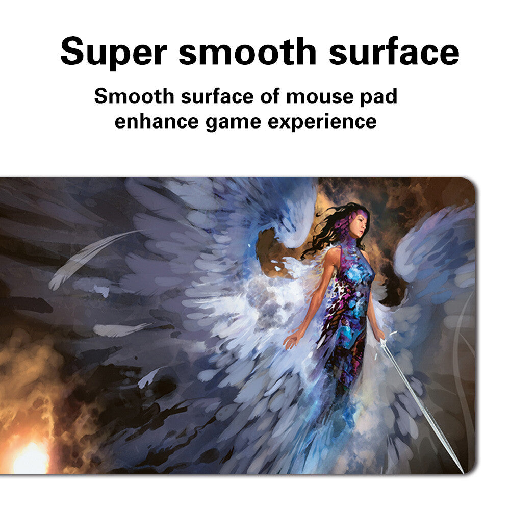 Illusory Angel - Board Game MTG Playmat Table Mat Games Mousepad Play Mat of TCG Stitched Edge