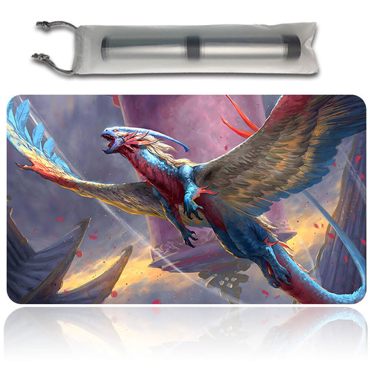 Jeskai Shrinekeeper - Magic The Gathering MTG Playmat TCG CCG MTG Playmat Stitched Edge