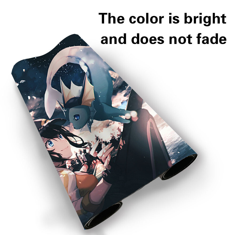 747562 - Board Game Pokemon Vaporeon Playmat Stitched Edge Games Mousepad Play Mat of TCG