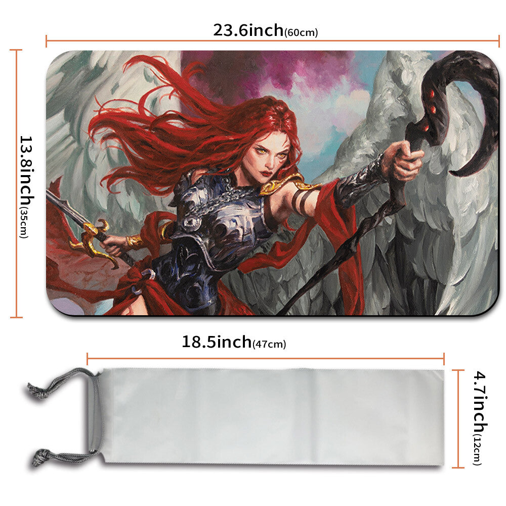 KAALIA OF THE VAST - Magic The Gathering MTG Playmat TCG CCG MTG Playmat Stitched Edge
