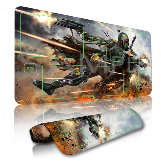 Star Wars Unlimited Playmat Stitched Edge Free Storage Bag Size 24X14IN Protective Mat star22