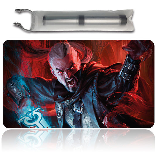 ODRIC, BLOOD-CURSED -Board Game MTG Playmat Magic The Gathering Playmat Stitched Edge