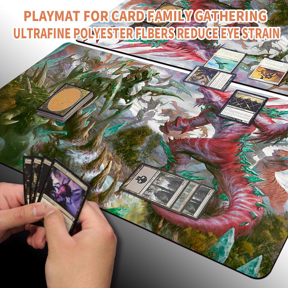 Invasion of Ikoria - Magic The Gathering MTG Playmat TCG CCG MTG Playmat Stitched Edge