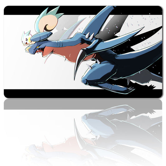 537045 - Board Game Pokemon Garchomp Playmat Stitched Edge Games Mousepad Play Mat of TCG