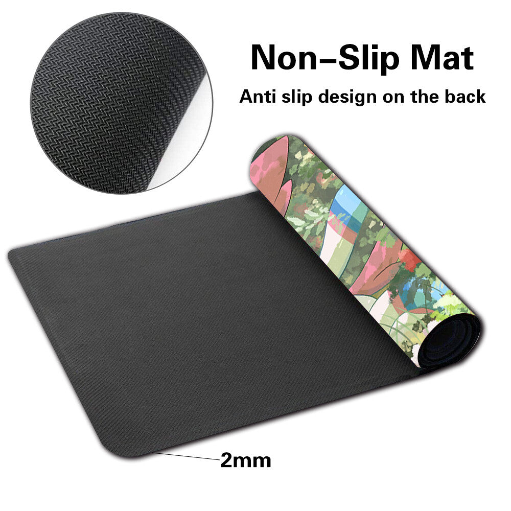 08825 - Board Game Pokemon Eevee Sylveon Playmat Stitched Edge Games Mousepad Play Mat of TCG