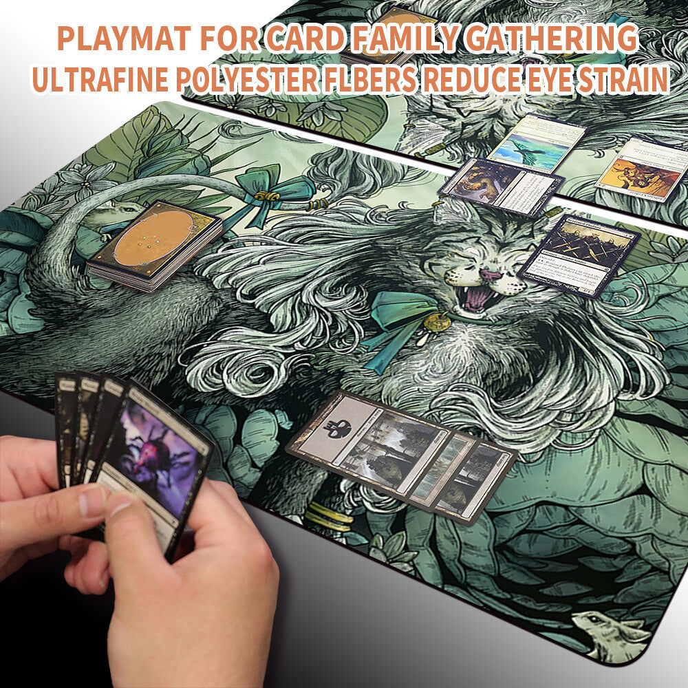 Arahbo, Roar of the World - Magic The Gathering MTG Playmat TCG CCG MTG Playmat Stitched Edge