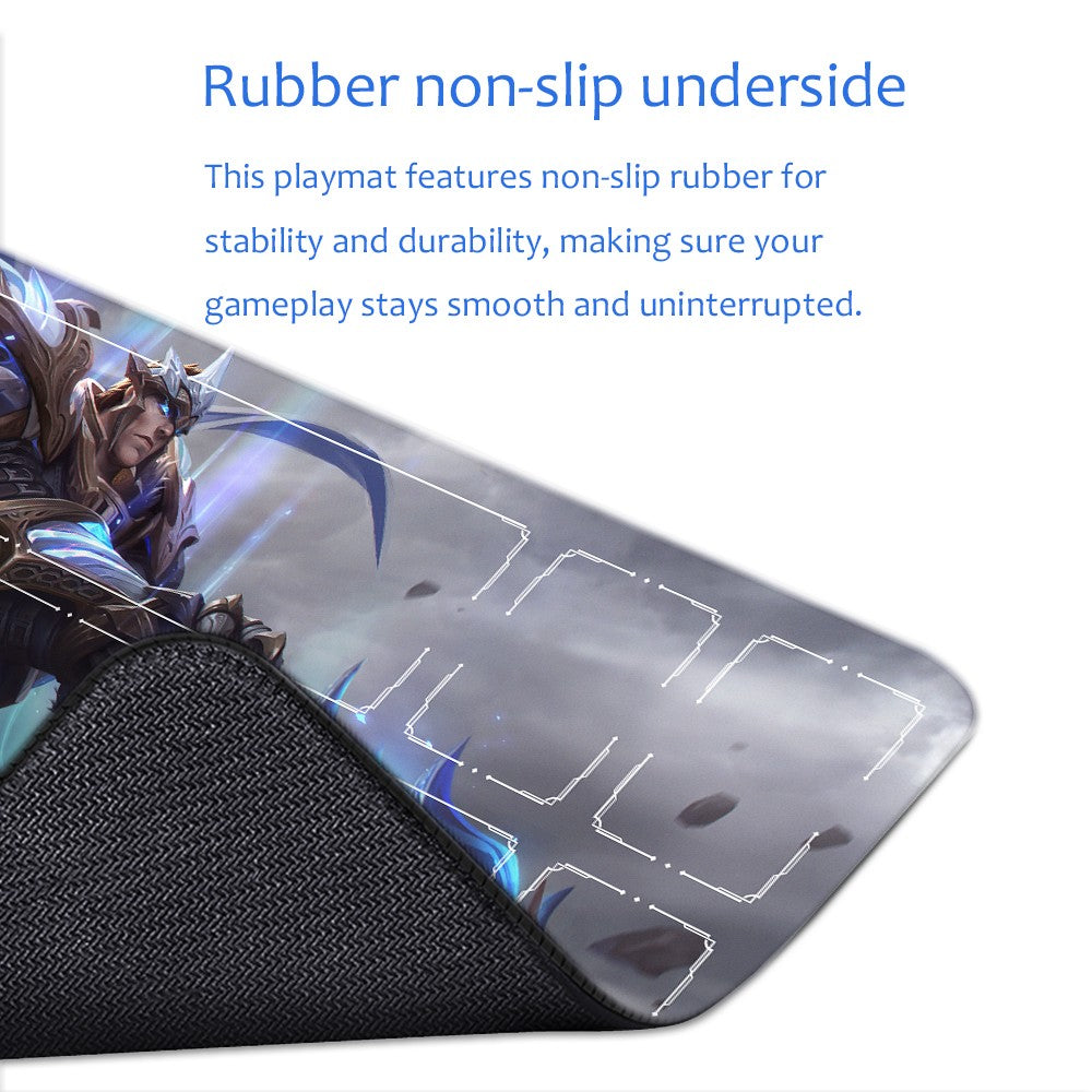 Garen - League Of Legends Riftbound Playmat 24x14 in + Free Storage Bag