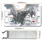 Yugioh Playmat Stitched Edge With Card Zones Yugioh Mouse pad Playmat Stitched Edge of Yugioh TCG