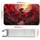 Yugioh Playmat Stitched Edge With Card Zones Yugioh Mouse pad Playmat Stitched Edge of Yugioh TCG