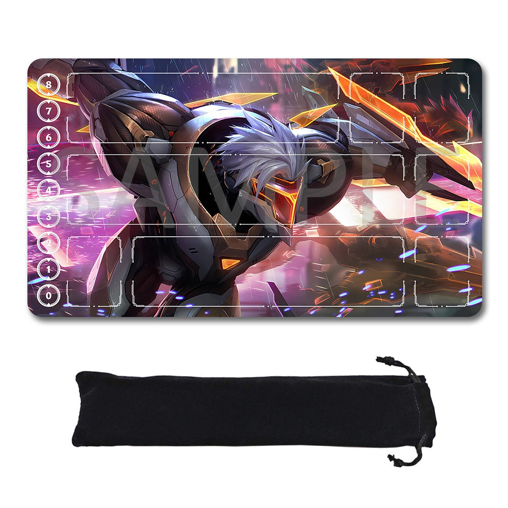 Zed - League Of Legends Riftbound Playmat 24x14 in + Free Storage Bag