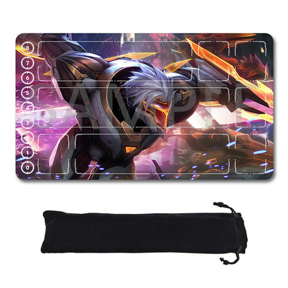 Zed - League Of Legends Riftbound Playmat 24x14 in + Free Storage Bag
