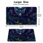 145404 - Board Game Pokemon Lunala Playmat Stitched Edge Games Mousepad Play Mat of TCG