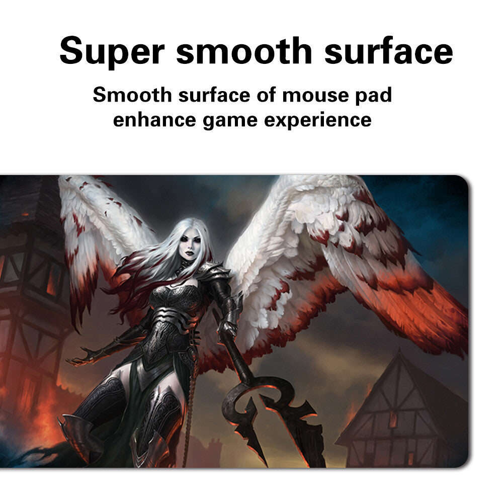 Avacyn The Purifier - Board Game MTG Playmat Games Mousepad Play Mat of TCG Stitched Edge