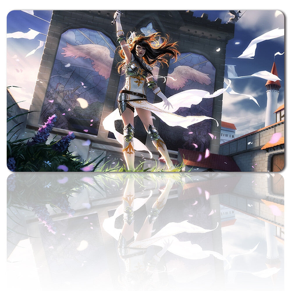 Angelic Destiny - Board Game MTG Playmat Games Mousepad Play Mat of TCG Stitched Edge