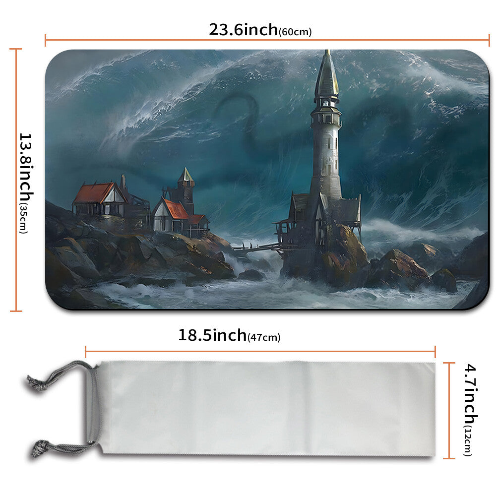Engulf the Shore - Magic The Gathering MTG Playmat TCG CCG MTG Playmat Stitched Edge