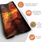 MOLTEN EXHALE - Magic The Gathering MTG Playmat TCG CCG MTG Playmat Stitched Edge