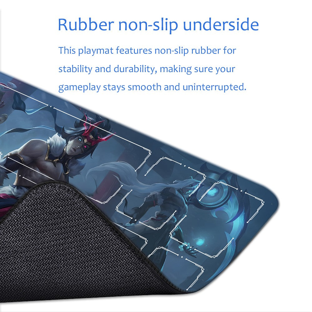 Kayn - League Of Legends Riftbound Playmat 24x14 in + Free Storage Bag