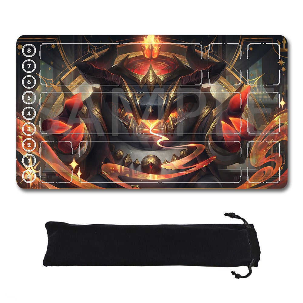 Xerath - League Of Legends Riftbound Playmat 24x14 in + Free Storage Bag