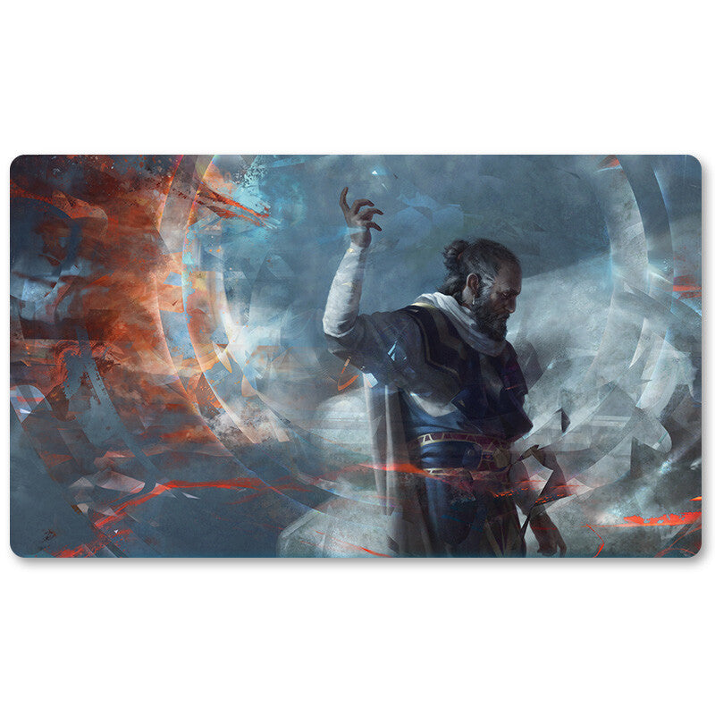 Magic The Gathering Syncopate - MTG Playmat TCG CCG MTG Playmat Stitched Edge