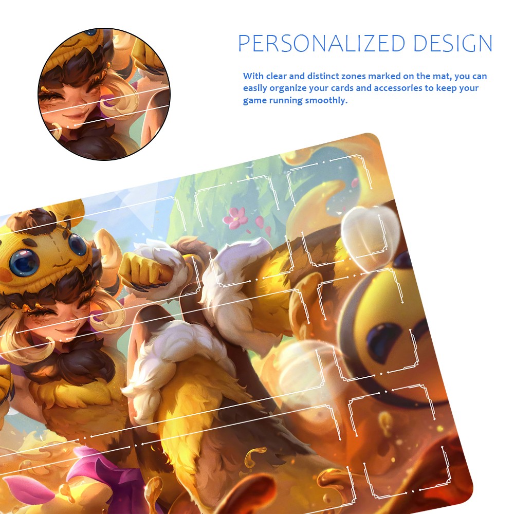 Beeko - League Of Legends Riftbound Playmat 24x14 in + Free Storage Bag