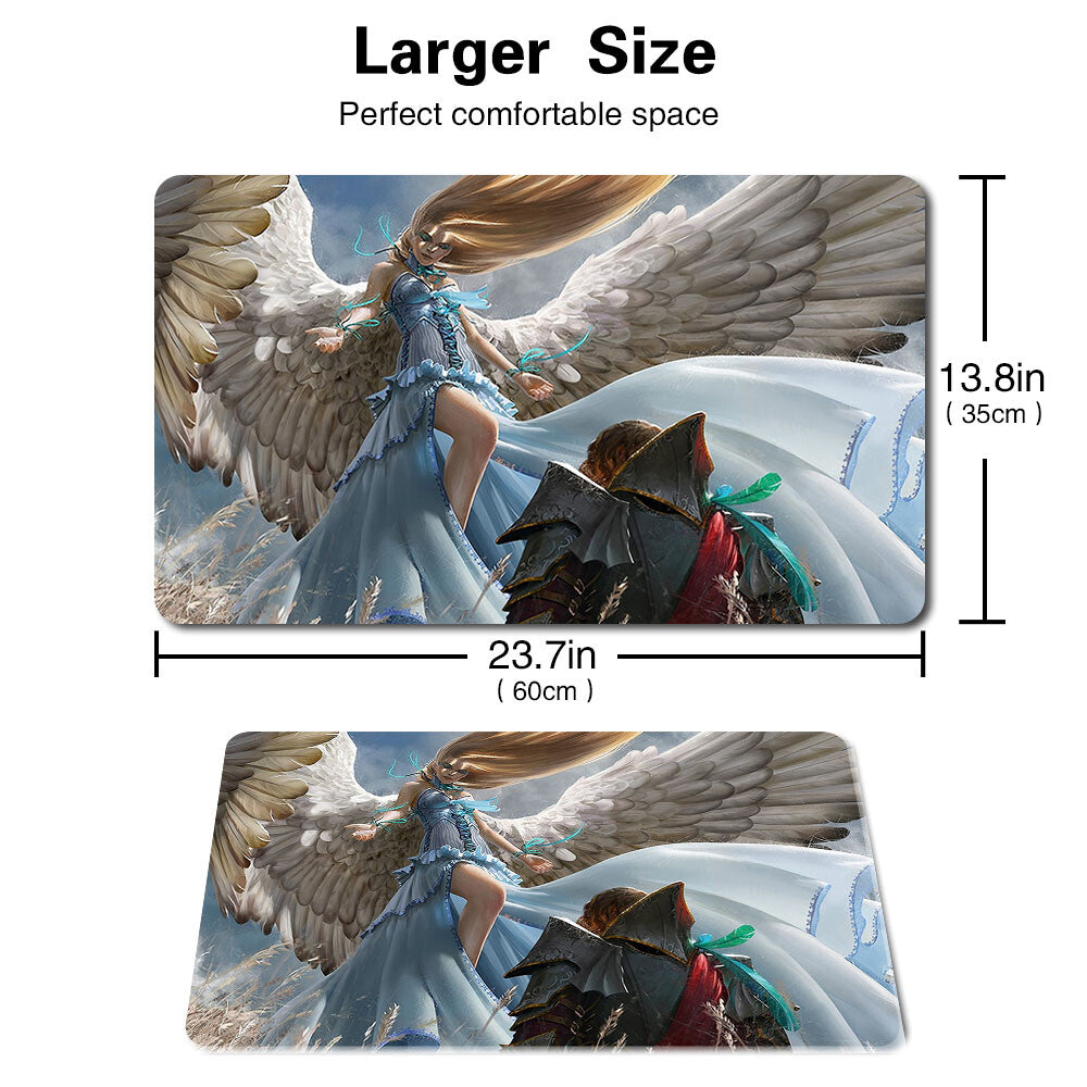 Restoration Angel - Board Game MTG Playmat Games Mousepad Play Mat of TCG Stitched Edge