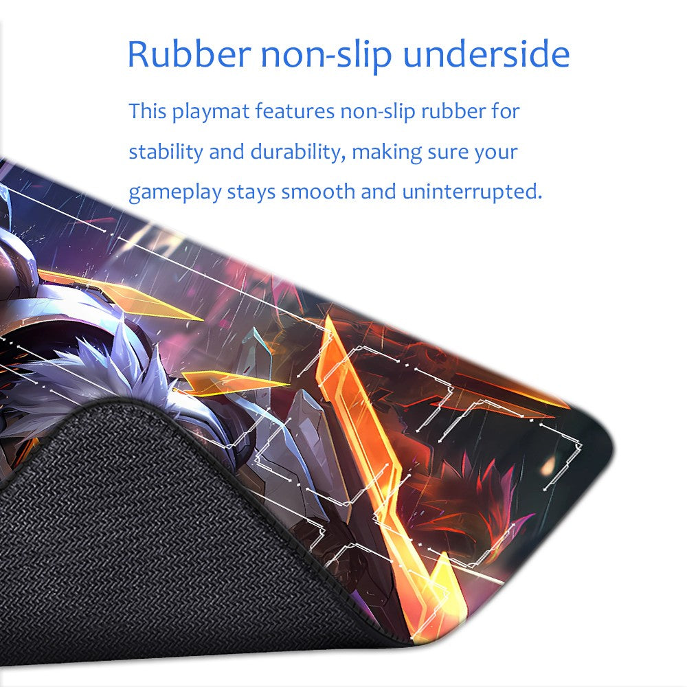 Zed - League Of Legends Riftbound Playmat 24x14 in + Free Storage Bag